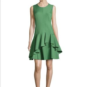 Halston Heritage Dress with Ruffle Skirt